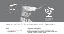 Desktop Screenshot of karate-verein.de